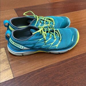 Merrell Road Glove Trail Running Shoe Horizon Reflective High Viz Sz 6.5 EU 37